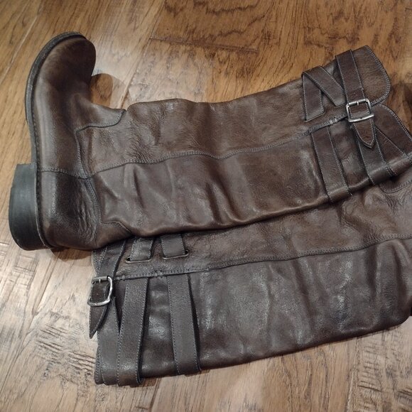 Frye Tall Dark Brown Boot - Picture 5 of 9